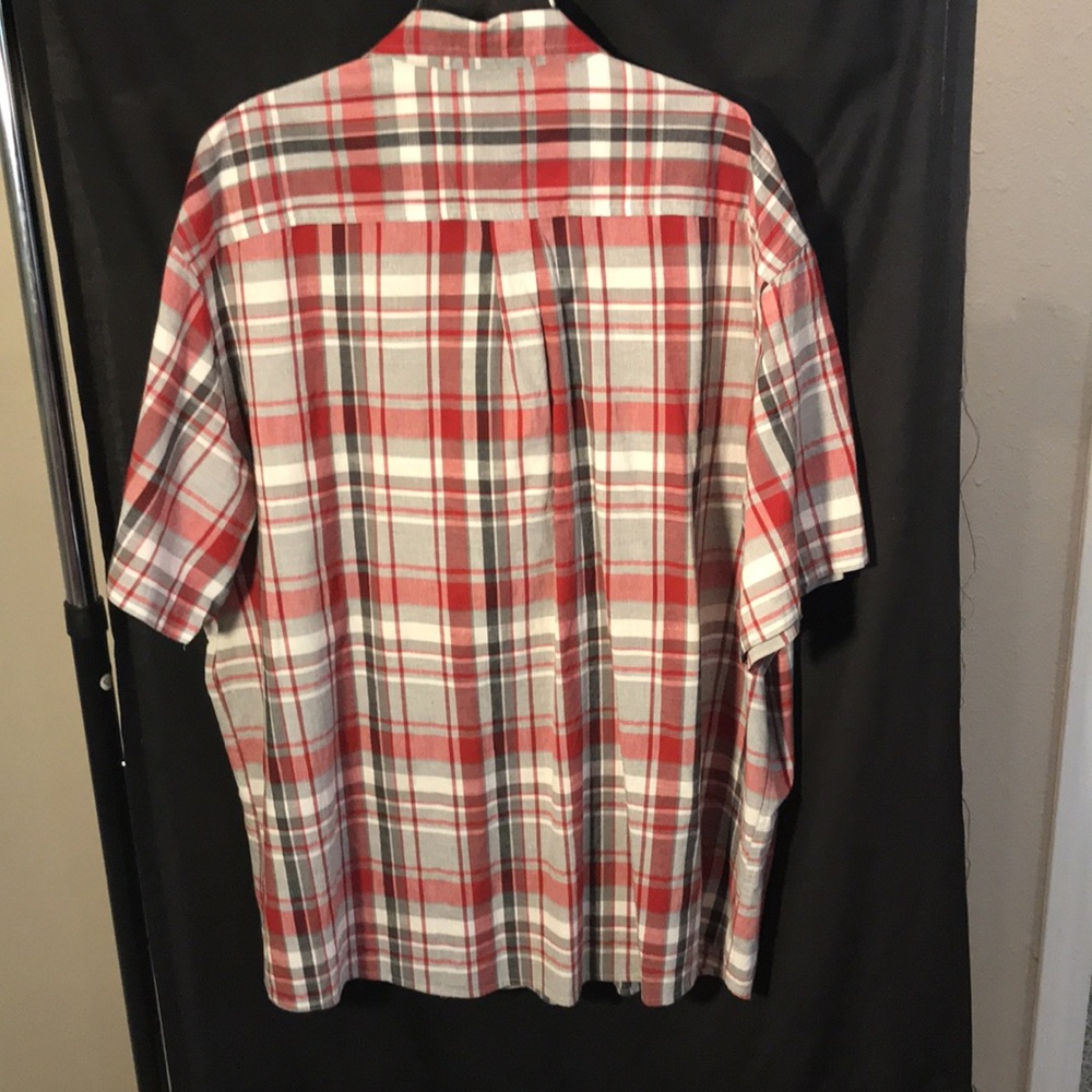 Red Head mens size 3XL red/tan plaid short sleeved shirt - Picture 3 of 4
